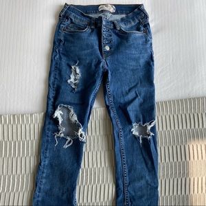 Free People ripped jeans